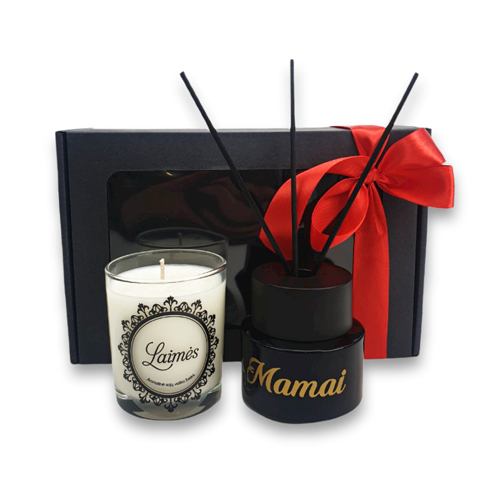 Reed Diffuser and soy wax candle ,,Mamai,,