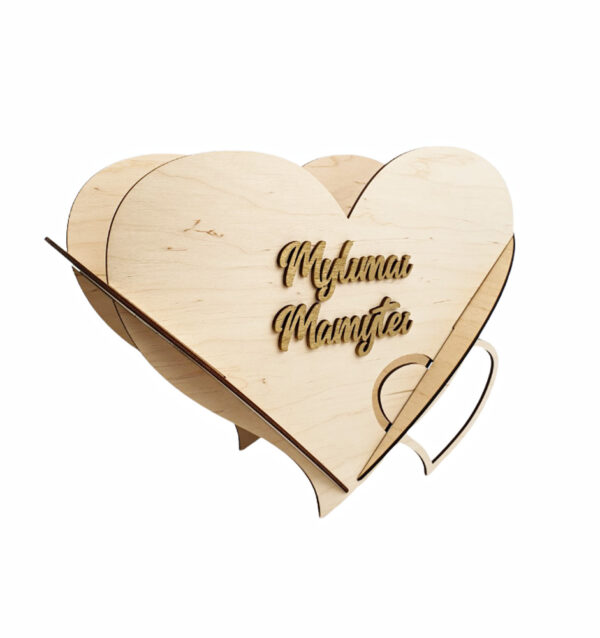Wooden box ,,Mylimai mamytei,, - Image 2