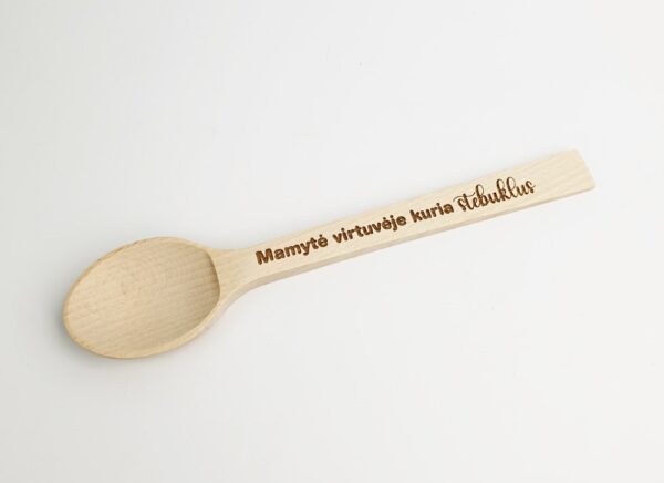 Wooden spoon ,,Mamyte virtuveje kuria stebuklus,,