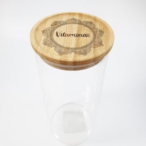 Jar with Lid ,,Vitaminai,,