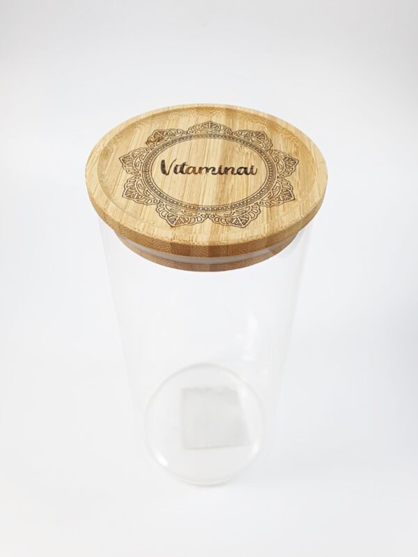 Jar with Lid ,,Vitaminai,,