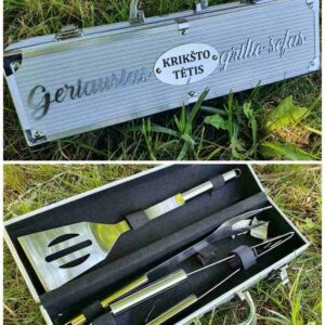 BBQ Grill Tool Set ,,Geriausias kriksto tetis grilio sefas,,