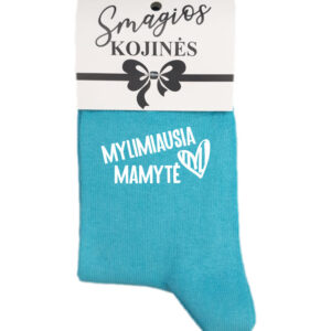 Printed Sock for Women ,,Mylimiausia mamyte,,