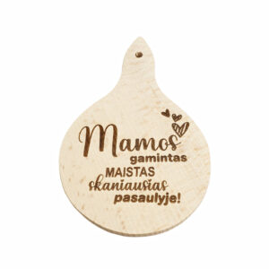 Mini cutting board ,,Mamos gamintas maistas,,