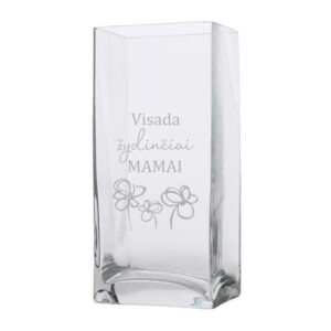 Flowers vase ,,Visada zydinciai mamai,,