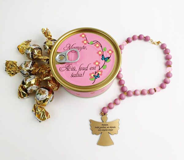 Gift canned ,,Mamyte,aciu,kad esi salia,,