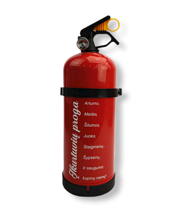 Fire Extinguisher with print ,,Ikurtuviu proga,,