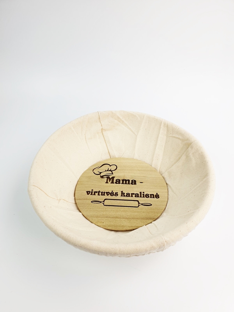 Bread Proving Basket ,,Mama virtuves karaliene,,
