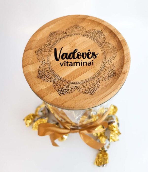 Jar with Lid ,,Vadoves vitaminai,,