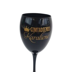 Wine Glass  ,,Gimtadienio karaliene,,