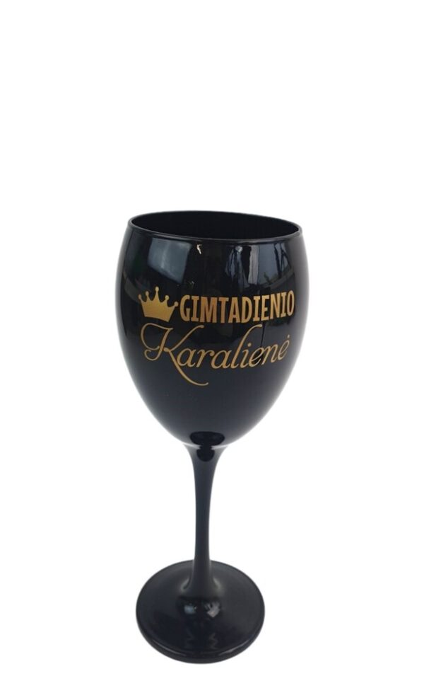 Wine Glass  ,,Gimtadienio karaliene,,