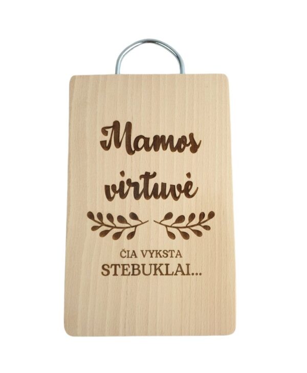Cutting board ,,Mamos virtuve,,