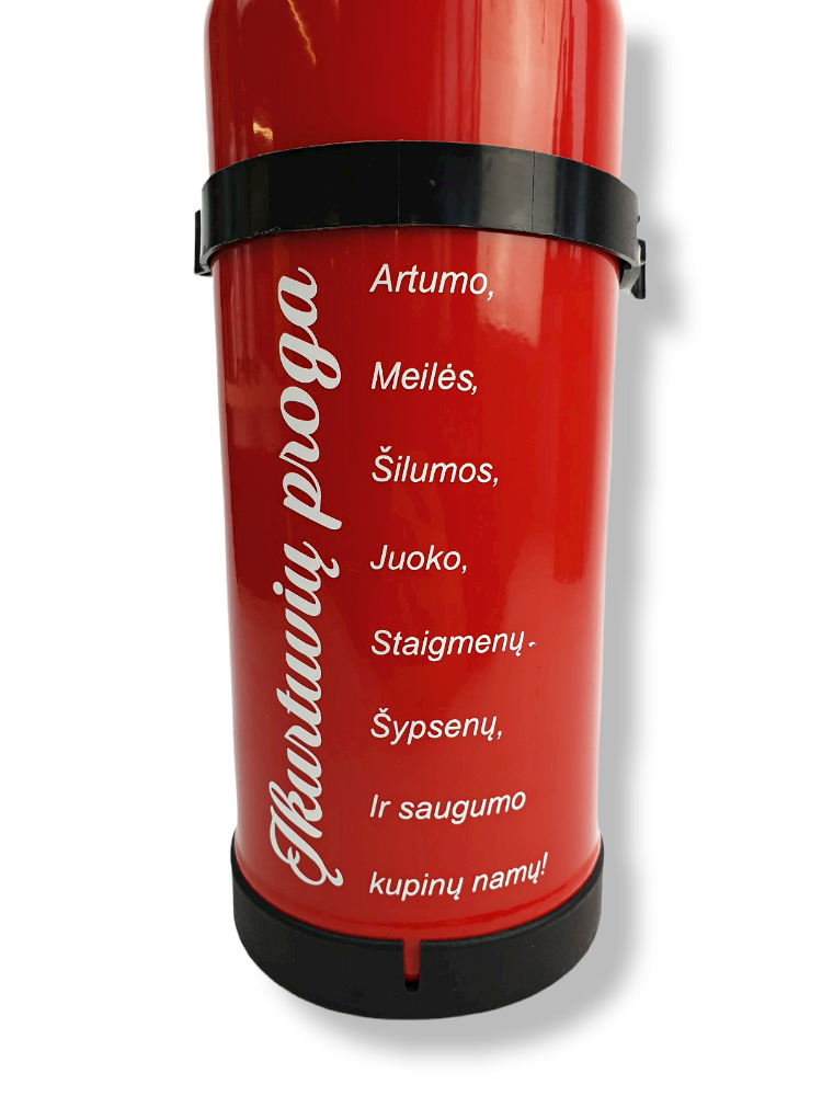 Fire Extinguisher with print ,,Ikurtuviu proga,, - Image 2