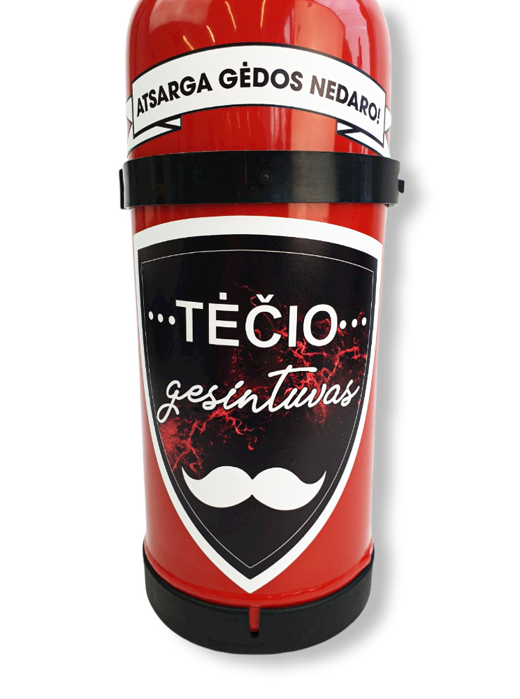 Fire Extinguisher with print ,,Tecio gesintuvas,, - Image 2