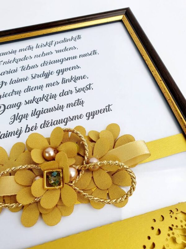 Money frame ,, Ilgiausiu metu,, - Image 2