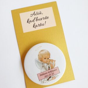 Personalised Badges ,,Mildutes krikstynos,,
