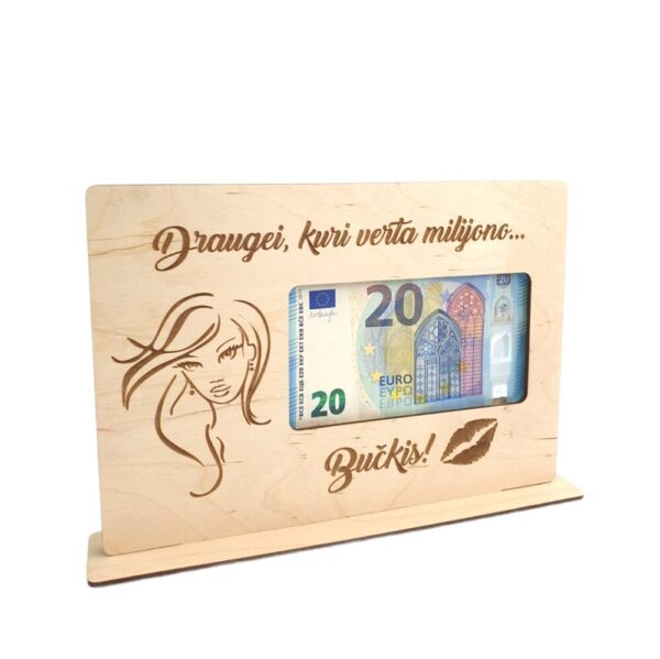Money frame ,,Draugei,kuri verta milijono,,