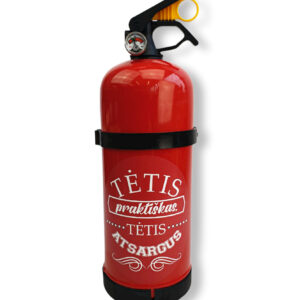 Fire Extinguisher with print ,,Tetis praktiskas,,