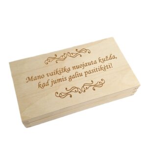Invitation  box ,,Mano vaikiska nuojauta...,,