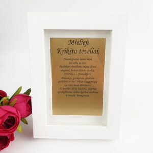 Photo frame  ,,Mielieji,Kriksto teveliai,,