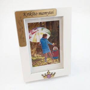 Personalised Photo frame  ,,Kriksto mamytei,,
