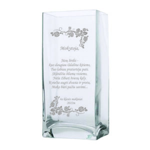 Flowers vase ,,Mokytoja...,,