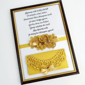 Money frame ,, Ilgiausiu metu,,