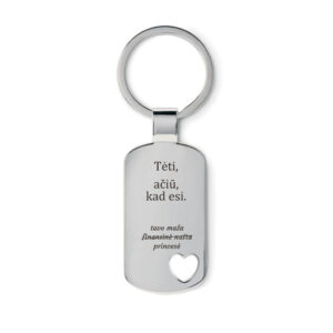 Personalised Metal keychain  ,,ANY TEXT,,