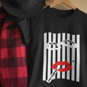 Printed T-shirt for Women ,,Live your life,,