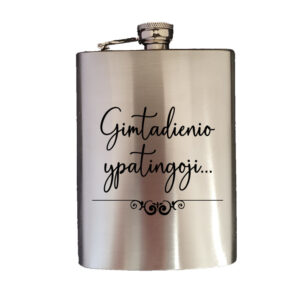 Metal Flask ,,Gimtadienio ypatingoji..,,
