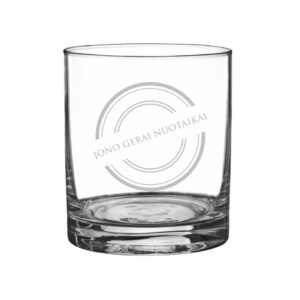 Engraved Glass ,,Jono gerai nuotaikai,,