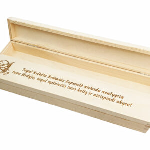 Candle box ,,Tegul Kriksto zvakutes,,