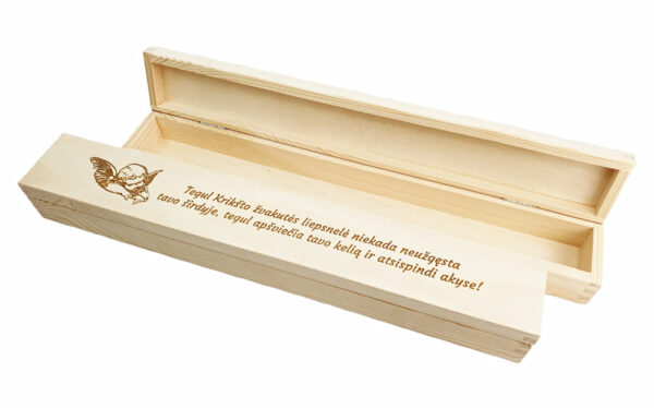 Candle box ,,Tegul Kriksto zvakutes,,