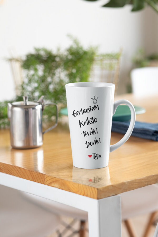 PERSONALISED Tall Latte Cup for Godfather ,,ANY NAME,,