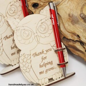 Stand up pad with pen ,, Thank you for helping...,,