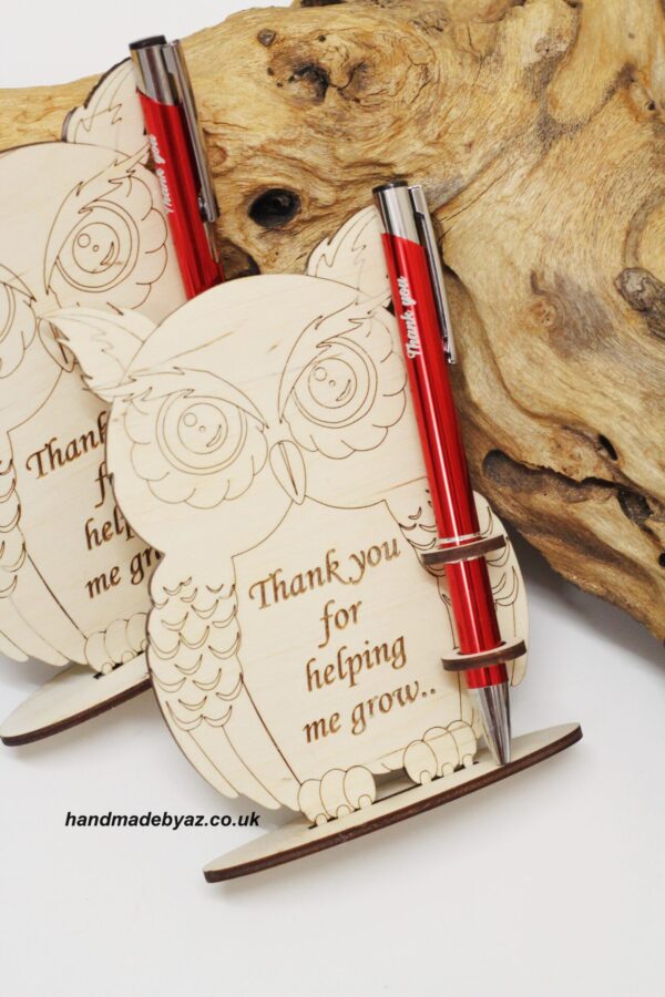 Stand up pad with pen ,, Thank you for helping...,,