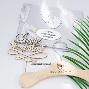 PERSONALISED Christening gift set ,,Ievutes Krikstas,,