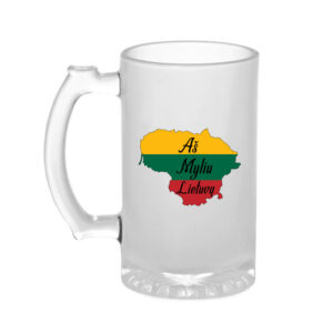 Beer mugs ,,As myliu Lietuva,,