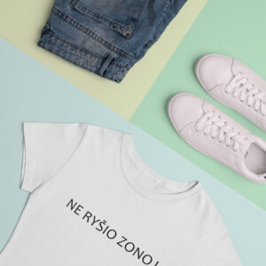 Printed T-shirt for Women ,,Ne rysio zonoj,,