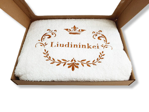 Towel with cardboard box ,,Liudininkei,, - Image 2