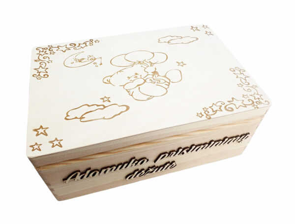 Personalised Memory box ,,Adomuko prisiminimu dezute,, - Image 3