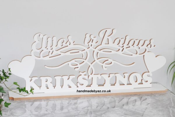 Personalised Stand up Names with pad