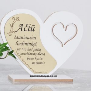 Stand up heart ,,Aciu sauniausiai liudininkei,,