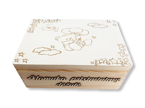Personalised Memory box ,,Adomuko prisiminimu dezute,,