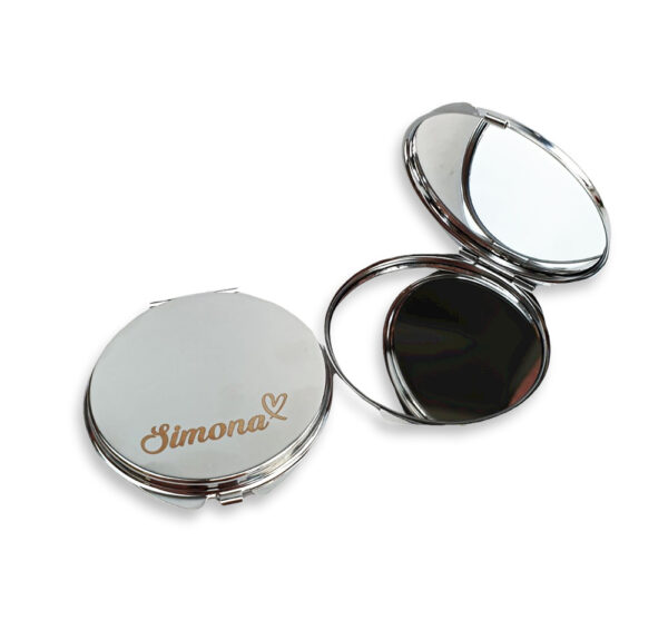 Personalised Engraved Compact Mirror ,,Any name,,
