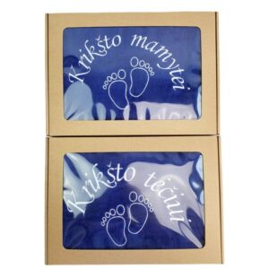 Towels set  ,,Kriksto mamytei,, & ,,Kriksto teveliui,,