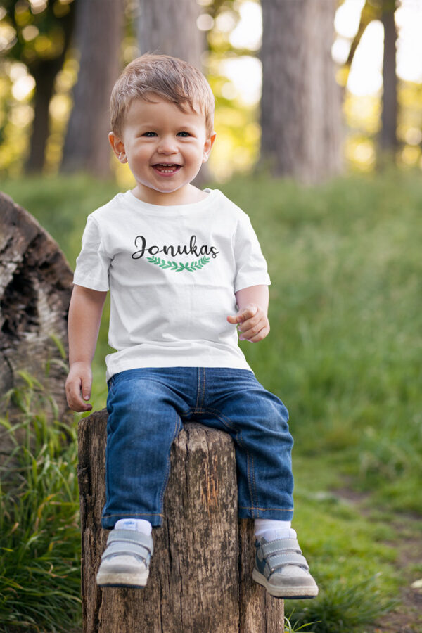Personalised Printed T-shirt for kids ,,Jonukas,, (ANY NAME)