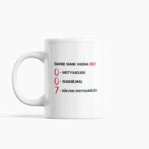 Cup  „Darbe mane vadina 007,,