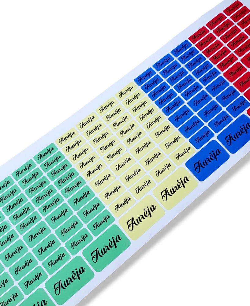 Personalised stickers ,,ANY NAME,, - Image 4