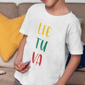 Printed T-shirt for kids ,,LIETUVA,,